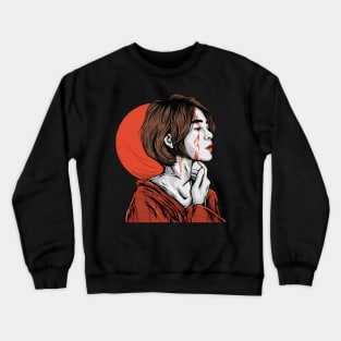 women fight Crewneck Sweatshirt